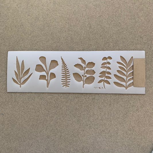 Leaf Border stencil 107a/b